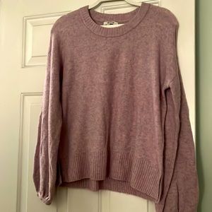 Madewell balloon sleeve sweater